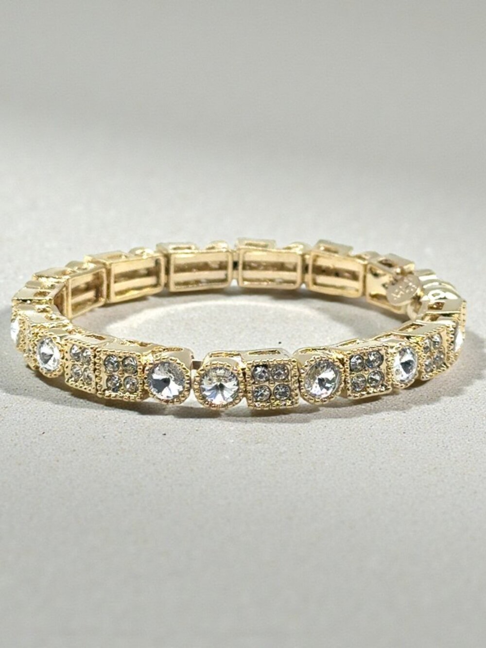 Cara NY Gold-Tone Rhinestone Magnetic Bracelet